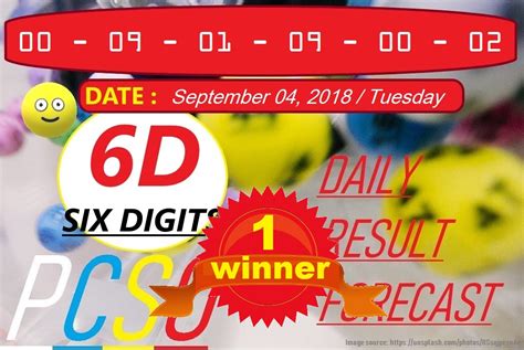6 digit prize